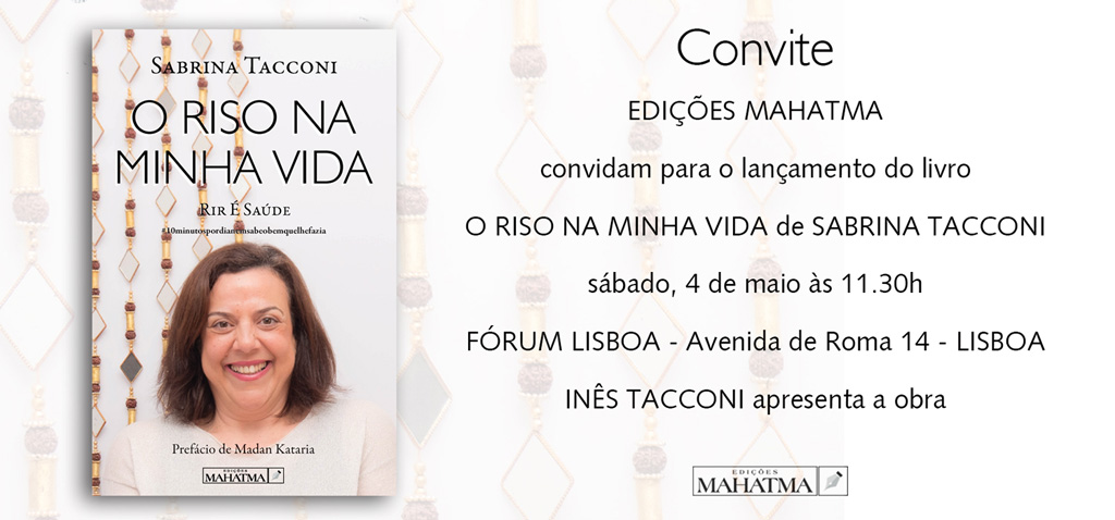 Convite Lançamento do livro O Riso na Minha Vida
